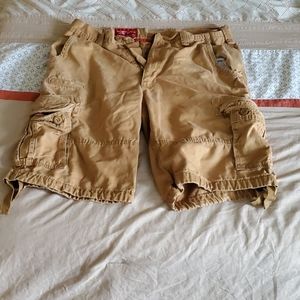 Khaki Cargo Shorts
